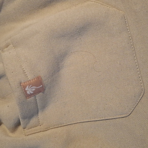 Mens Free Planet Beige Sweatpant Shorts - Picture 8 of 8